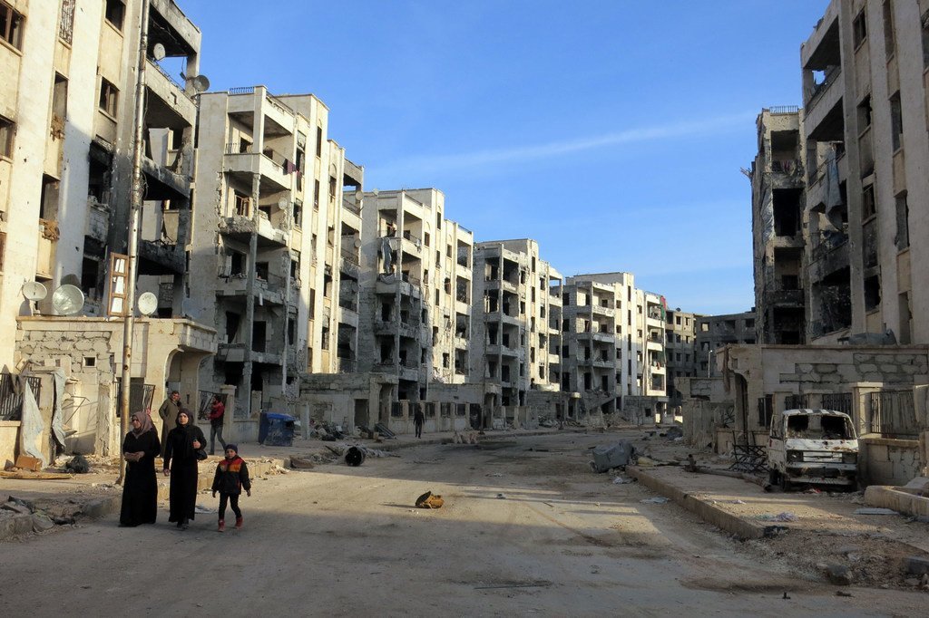 من الأرشيف: يزعم أن أسلحة كيماوية استخدمت في حلب بسوريا في تشرين الثاني 2018.